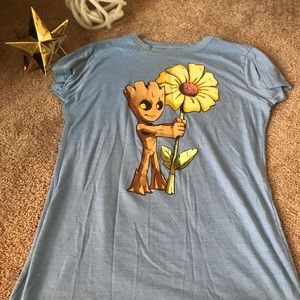 Baby groot marvel tee guardians of the galaxy